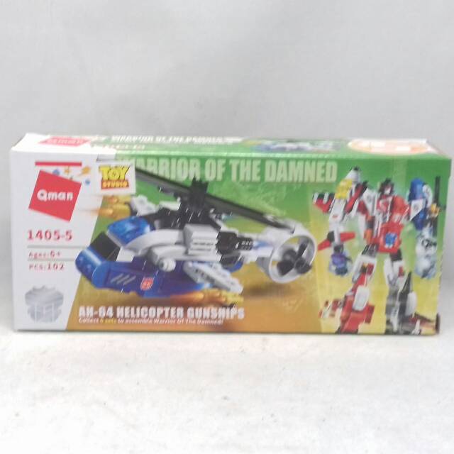 Block Qman Satuan 1405-5 AH64 Helicopter Gunships