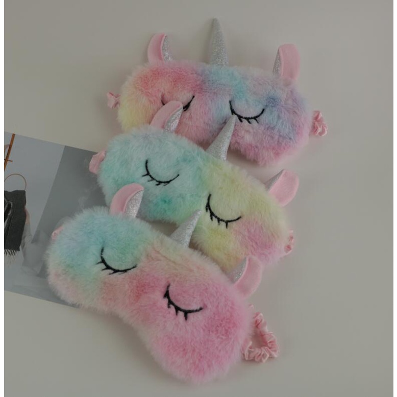 Penutup Mata Unicorn Bunny Catty  untuk tidur / Tutup Mata Untuk Tidur