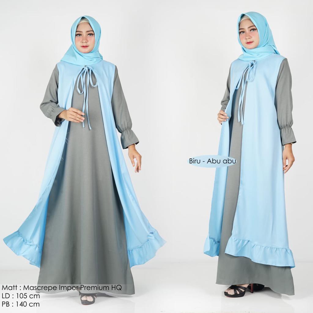 HOPYLOVY - Gamis Wanita Modern Marika