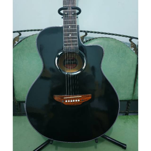 Gitar Akustik Merk Yamaha Tipe Apx500 Hitam Sunkay Trusrod Senar String Murah Jakarta