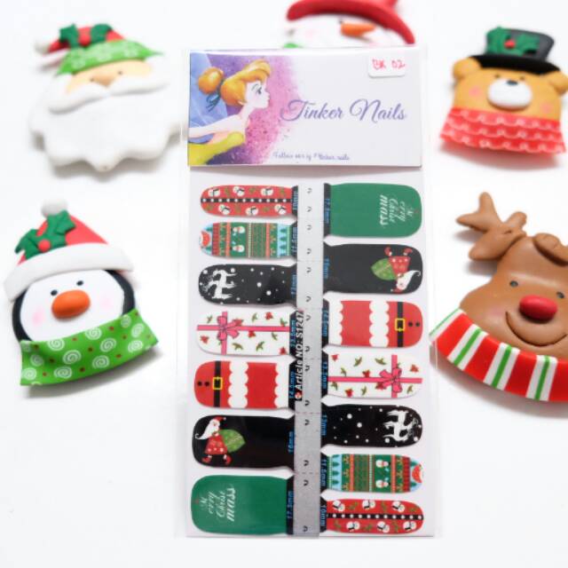 BX-02 Christmas Nail Sticker