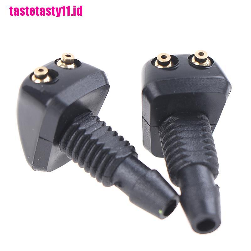 2 Pcs Nozzle Sprayer Air Wiper Kaca Depan Mobil Universal