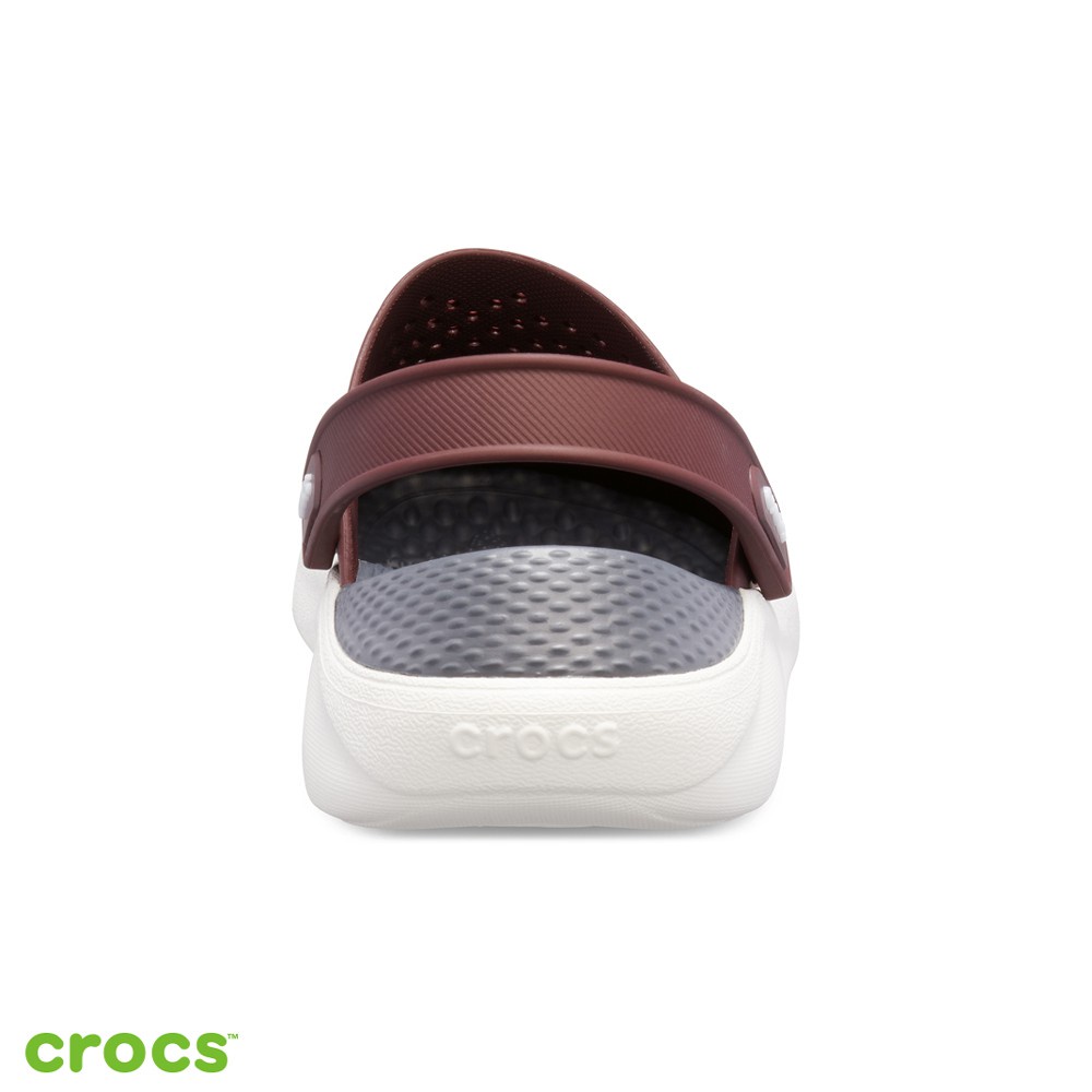 Crocs Literide Clog / Sandal Perawat / Sandal Tahan Air / Literide Clog - Maroon - 204592-616