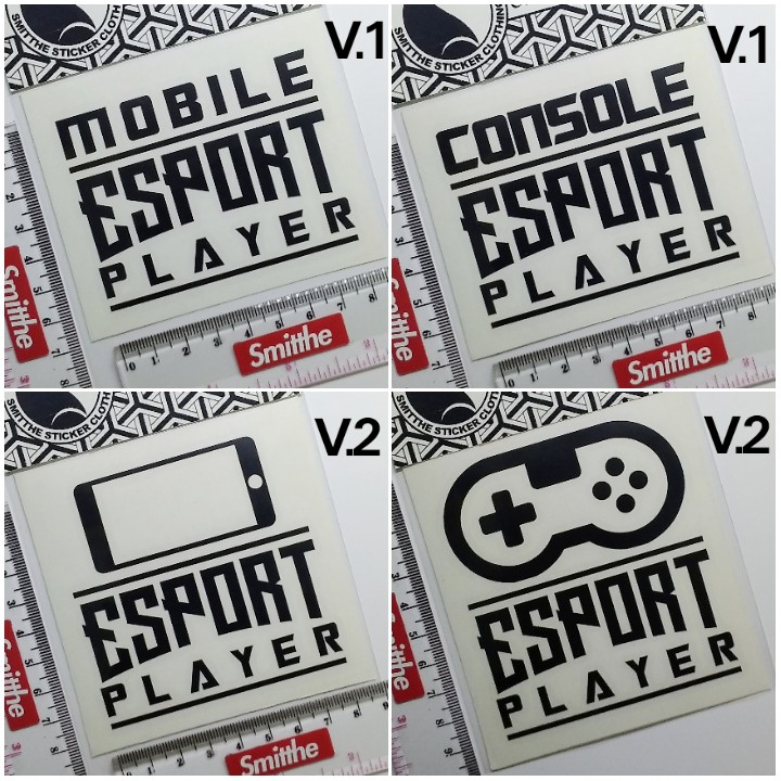 Stiker ESPORTS Player Logo Game Online Console Cutting Sticker Gamer