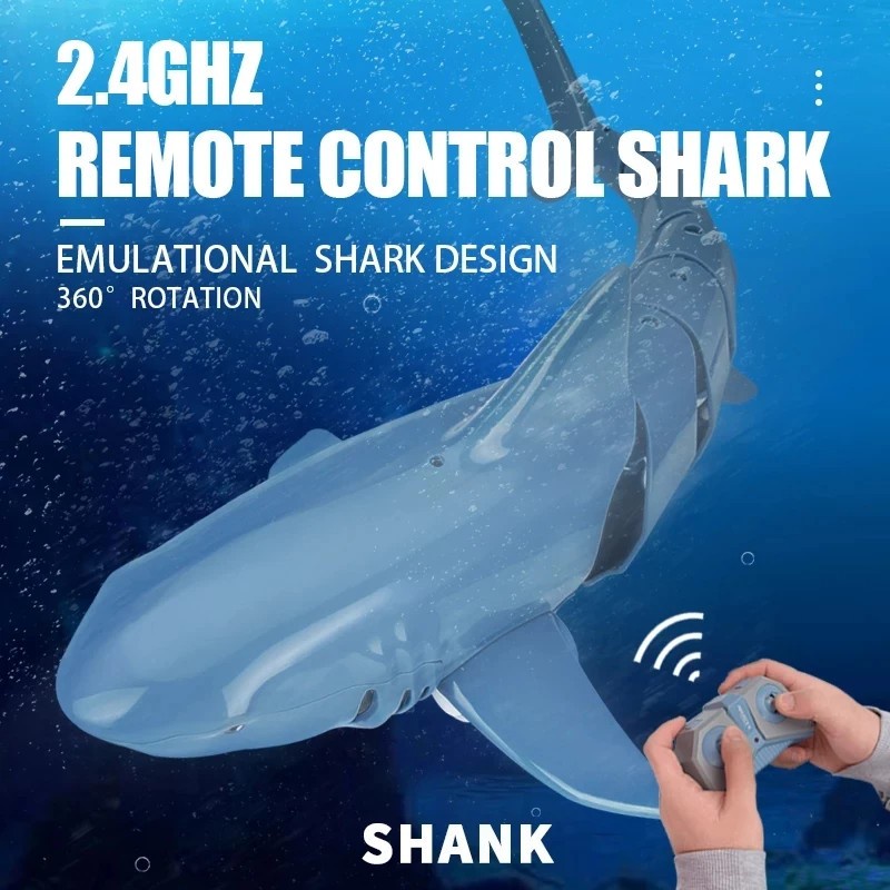 Mainan Remot Kontrol Ikan Hiu | RC Shark Remote Control Edukatif M174