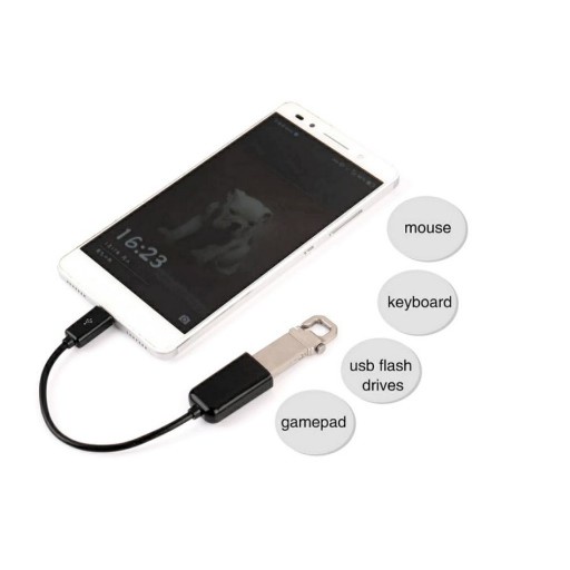 OTG Kabel konektor data transfer converter Type C Micro USB 2.0 sambungan HP Tablet android