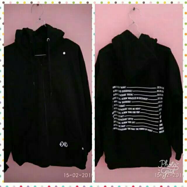 Jaket exo elyxion/exo member/suho/do/chanyeol/JAKET EXO ELYXION SEOUL HOODIE/JAKET EXO SEOUL ELYXION