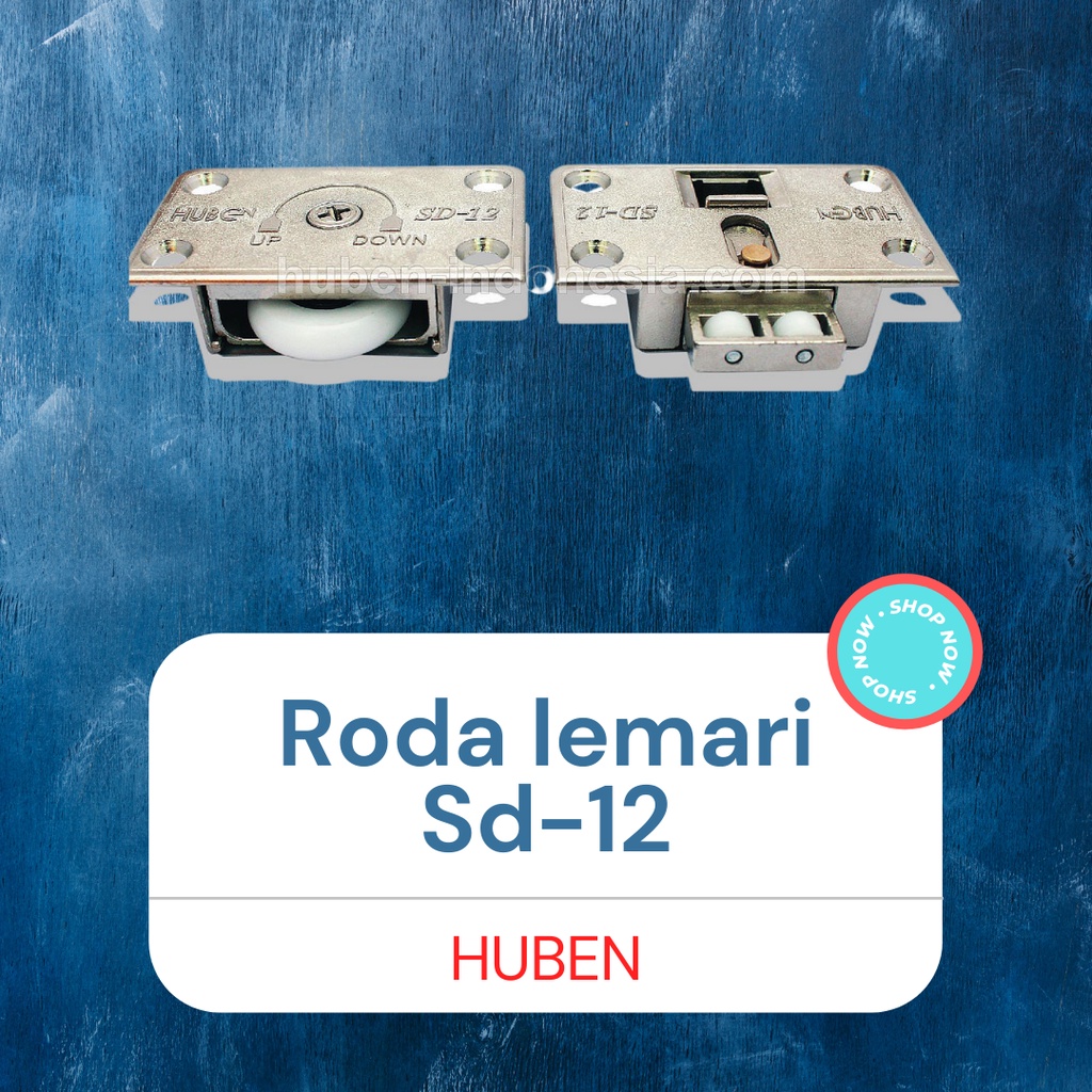 (Huben) Roda Pintu Lemari Geser Roda Pintu Lemari Sliding SD 12