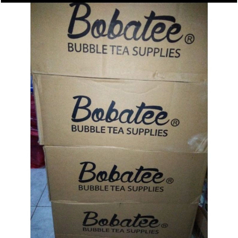 Bobatee 1 Karton - Bobatee 1 dus (10kg) - BOBA BOBATE BOBATEA BUBBLE DRINK BROWN