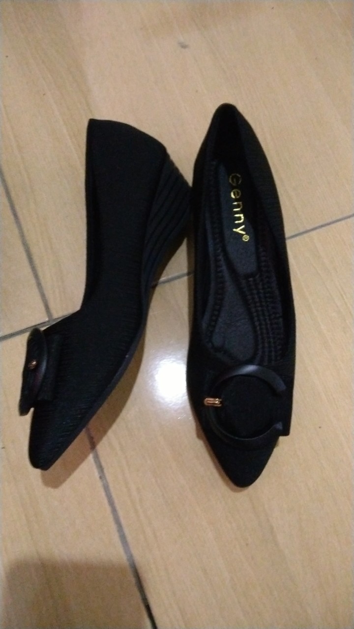 PROMO GENNY  sepatu  wedges wanita  import sepatu  import 