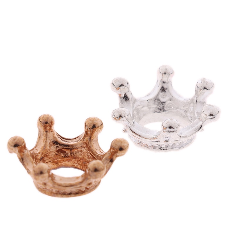 2pcs Miniatur Mahkota Mini Bahan Metal Untuk Rumah Boneka 1: 12