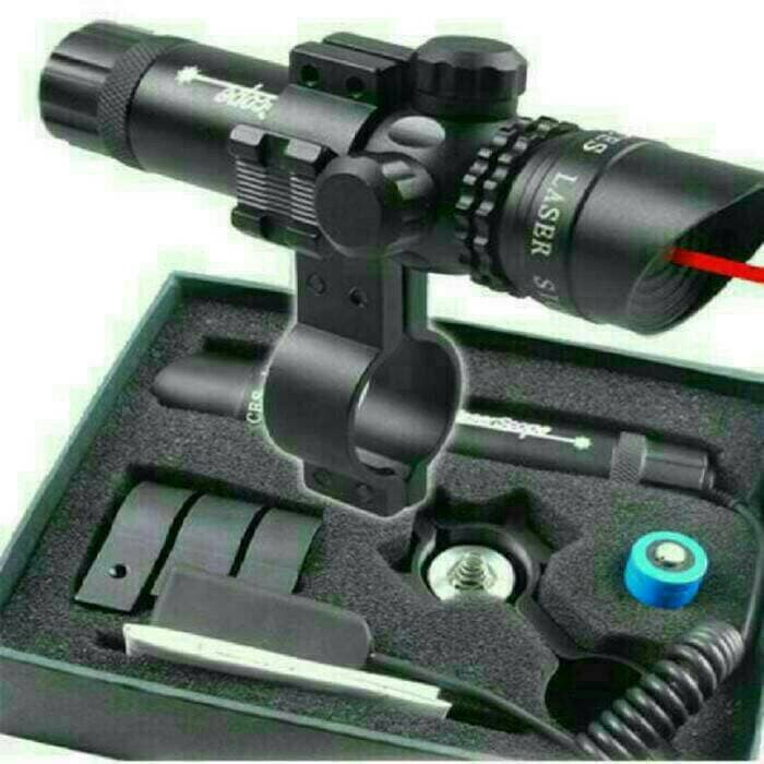 

Laser Scope Merah Dus Hitam