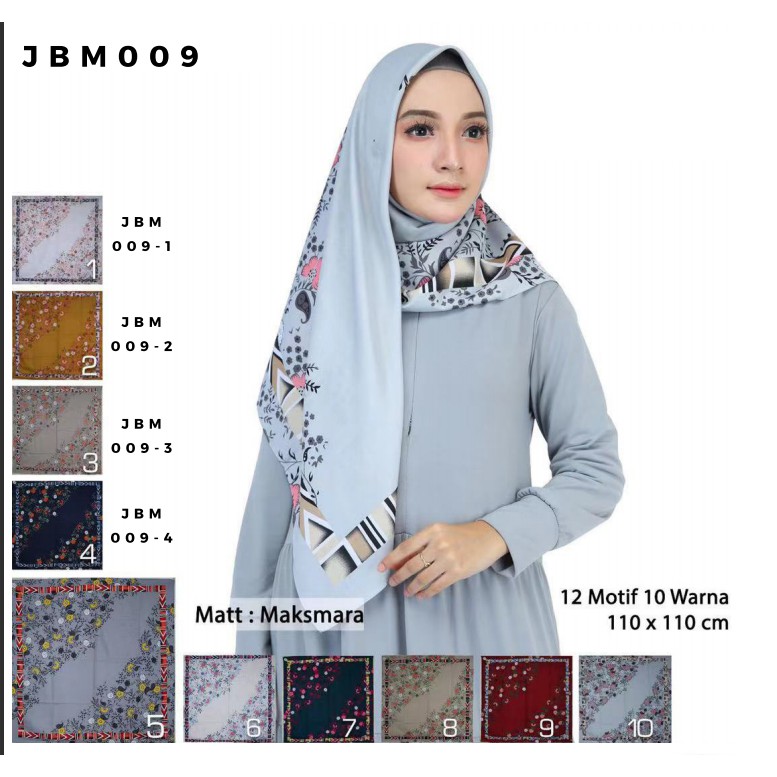 Jilbab Segitiga Mei Chen / Hijab Variasi Warna / Kode JBM009