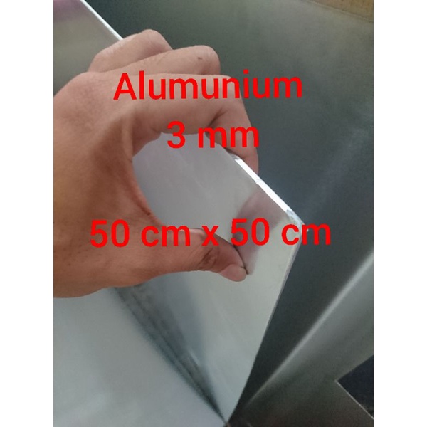 

alumunium tebal 3 mm ukuran 50 cm x 50 cm