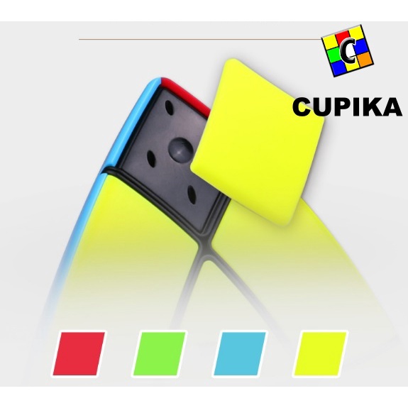 Rubik QiYi Corner Mastermorphix BlackBase Tile Pyraminx