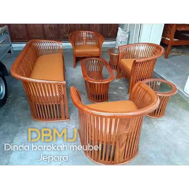 KURSI TAMU KRANJANG JATI SOLID BERKUALITAS ( Meubel jepara )