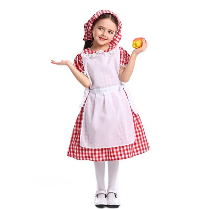 RED RIDING HOOD 5 costume cosplay haloween kostum anak