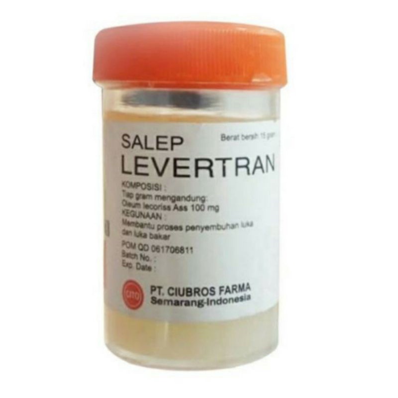 Levertran salep luka bakar.