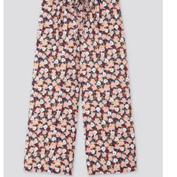 Banyak Dipakai.. GROSIR.....KULOT TANGGUNG MOTIF UNIQLO RELACO