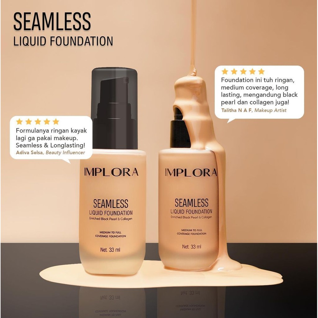 IMPLORA Seamless Liquid Foundation 33ml