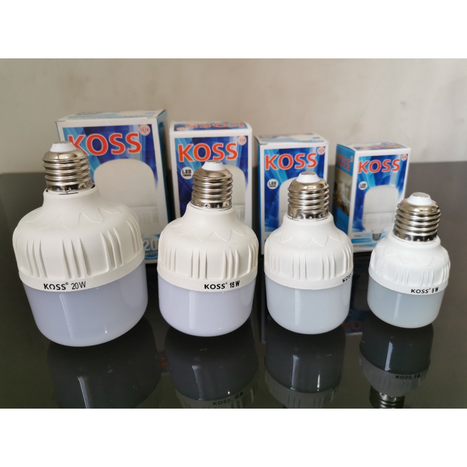 Lampu LED Jumbo Tabung 15 Watt Kapsul Super Terang Putih