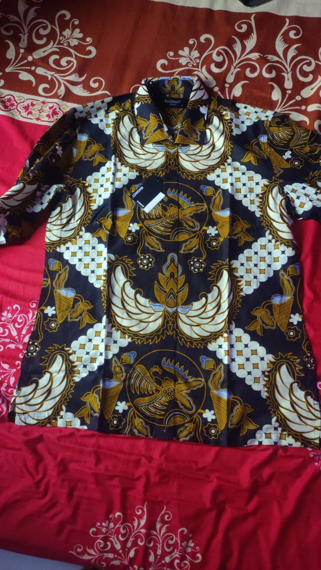 Maginot Kemeja Batik Pria Varena-ls Lengan Panjang