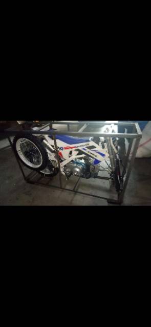 MOTOR MEDIUM TRAIL HUQYSVARNA 110CC MESIN 4 TAK~MOTOR MINI-MOTOR CROSS-MESIN HONDA-MAINAN MOTOR MINI