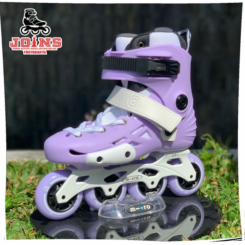 Sepatu Roda Pemula Inline Skate M-cro MT4 Lavender