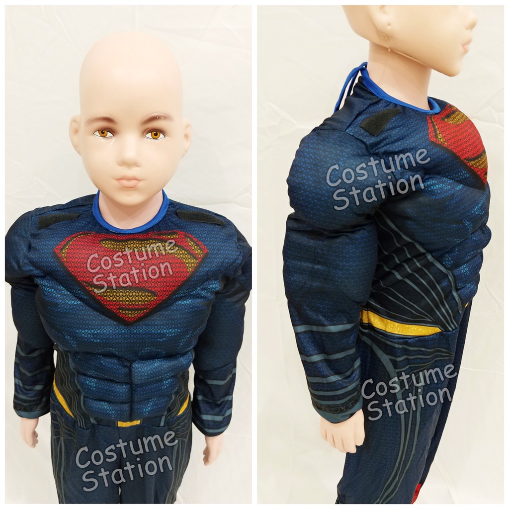 Kostum Superhero Superman / Costume DC Justice League anak laki