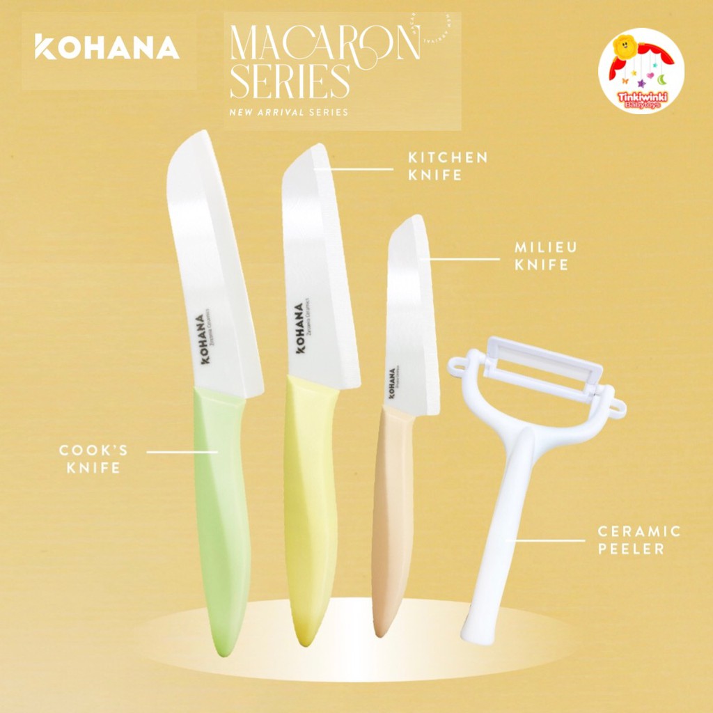 Kohana Macaron Series Cook's Kitchen Milieu Peeler Knife