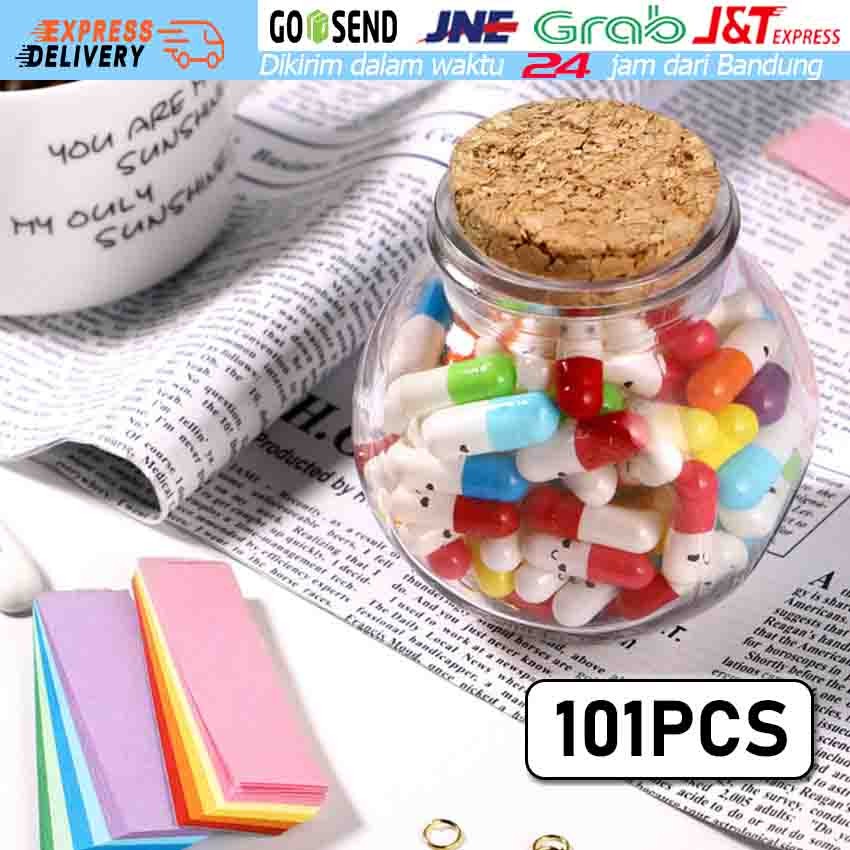 Wish Jar | Messages In a Bottle | Capsul Love | Botol Surat Kapsul | DIY Kartu Ucapan Botol berisi S