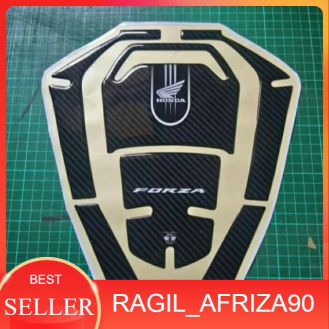 Stiker tankpad resin timbul Honda Forza