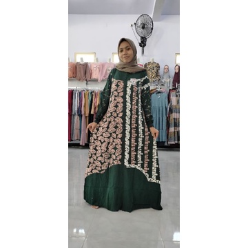 GAMIS TWILL ORI TERBARU// MOTIF AKSARA JAWA//MODEL KLOK A//GAMIS TWILL TERLARIS// BISA COD//