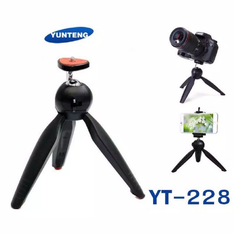 Tripod Mini Yun Teng Yt288 + Holder U Tripod Selfie