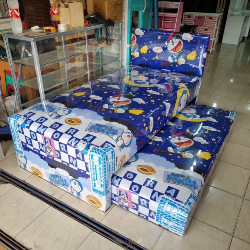 Kasur 2in1 Set Sorong Anak Motif Karakter Merk Prima 100x200 cm