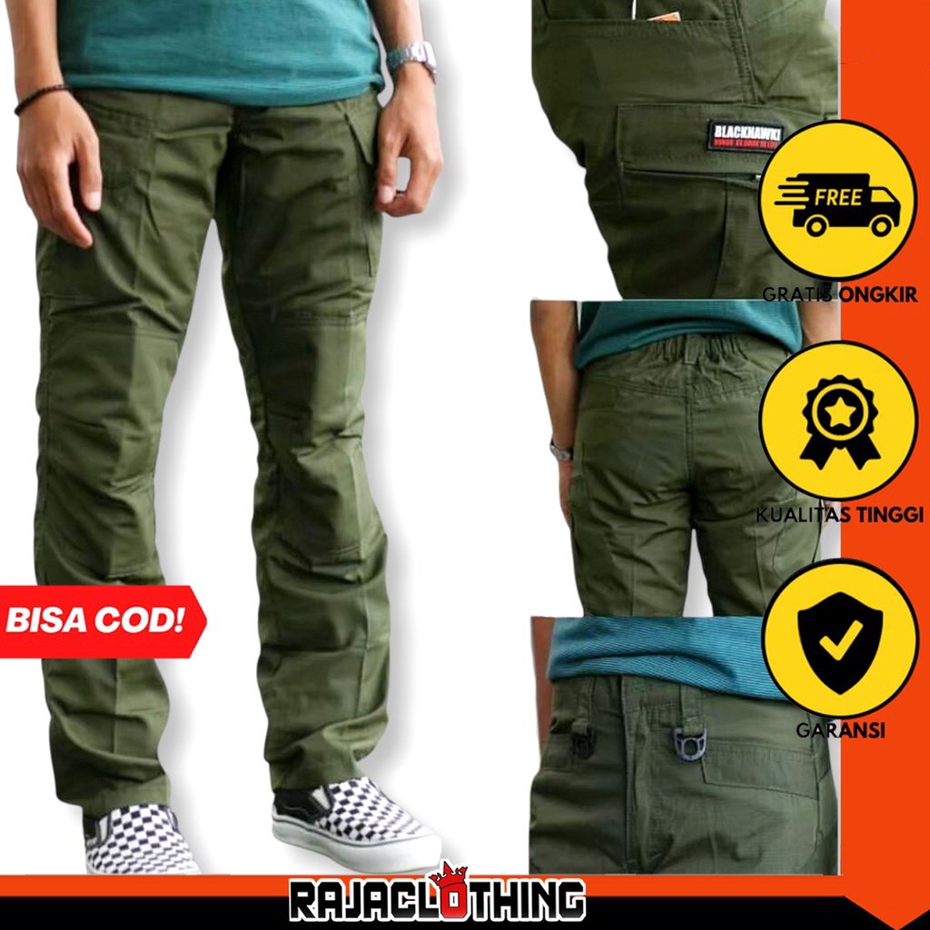 RCL - Celana Tactical Kitanica/Celana Kitanika/Celana Pria Panjang/Celana Cargo/Army/Outdoor/PDL