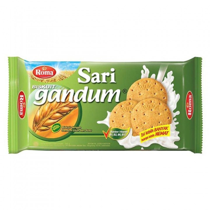 

Roma Sari Gandum Biskuit Bks 240g