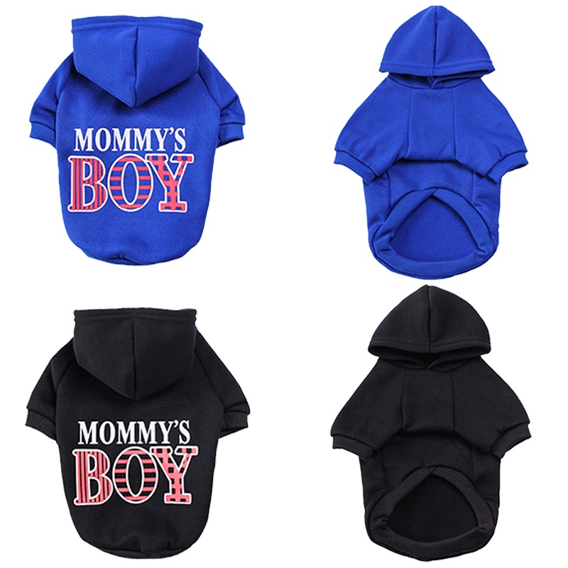 Sweater Kaos Hoodie Bahan Fleece Hangat Dengan Tali Tuntun Untuk Anjing