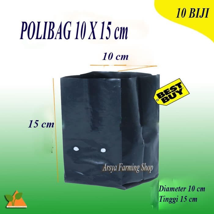 Jual Polibag Berbagai Ukuran Kemasan 1kg - 10 x 15 cm Terlaris