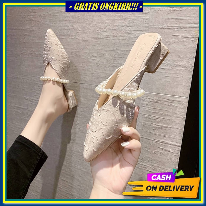 Sepatu Hak Tinggi Heels Sepatu Kerja Haihil Trendy Wanita Pesta Kondangan Ungu Chacha Heels Wanita S