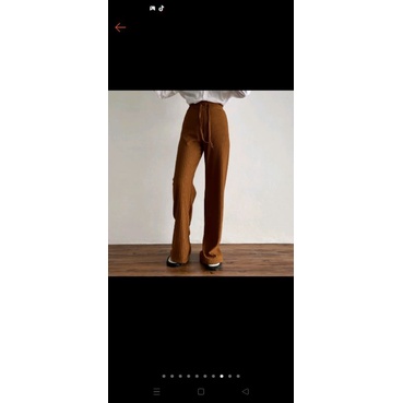 Preloved Knit kulot Pants