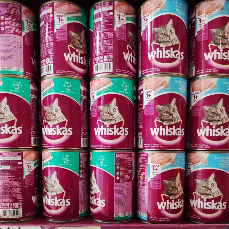 whiskas kaleng 400gr