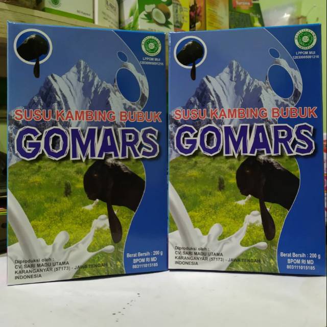 

Susu kambing bubuk gomars rasa original