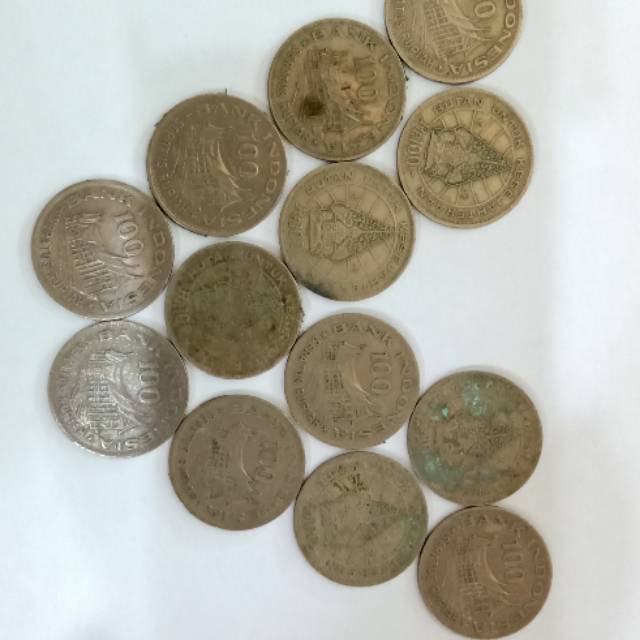 Uang koin Rp 100 tahun 1978 asli