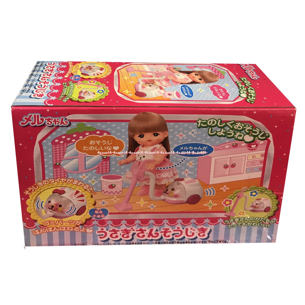 Mell Chan Mellchan Dengan Vacuum Cleaner Vacum Mainan Anak Mellchan Dolls Sedot Debu