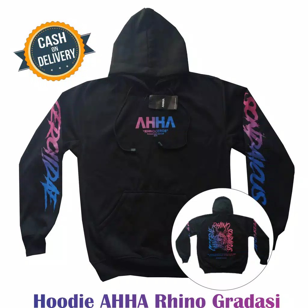 Sweater Jaket AHHA / Hoodie AHHA Rhino Cerotidae M- L- XL- XXL