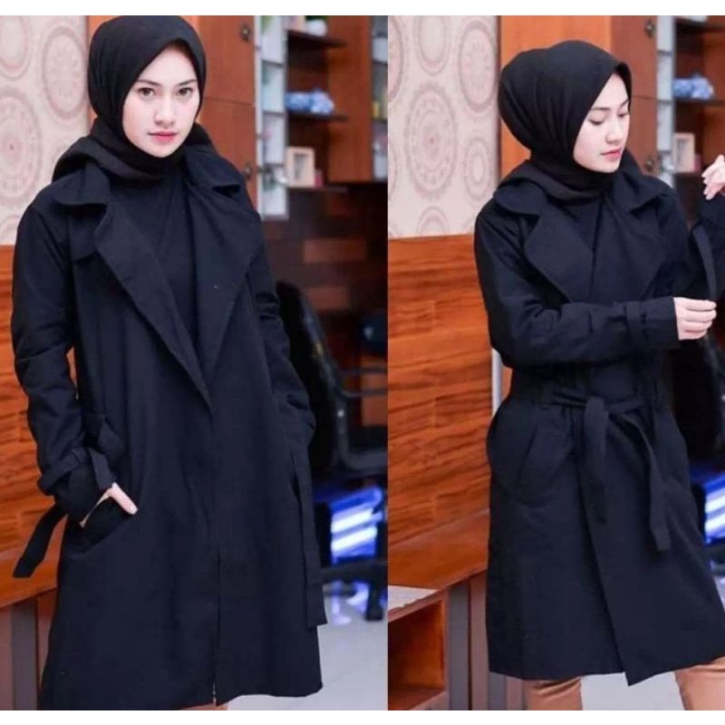 long coat wanita/blazer muslimah