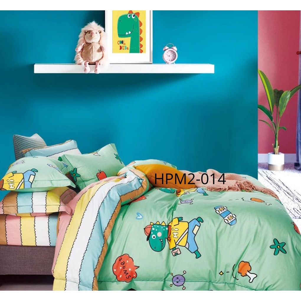 Kain Sprei Katun Jepang Dinosaurus