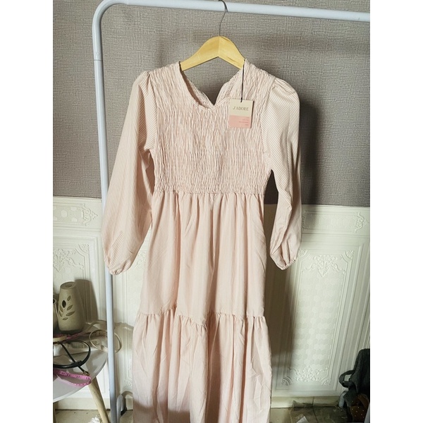 Midi dress salur / dress jadore smoke