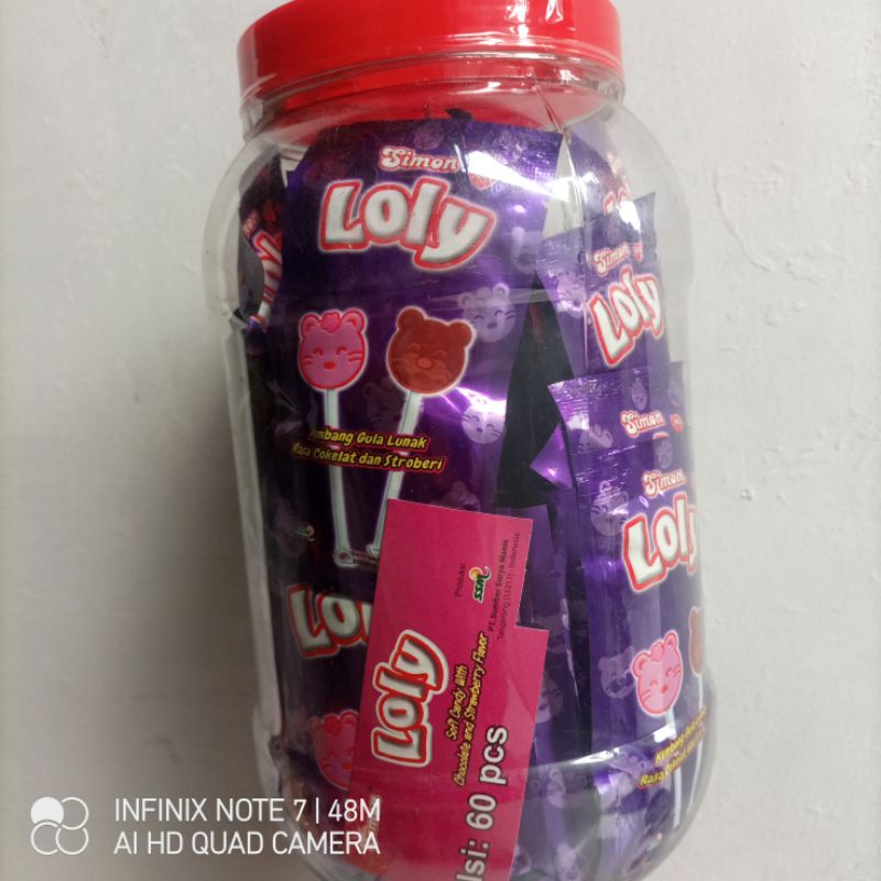 

LOLY Kembang gula lunak isi 60 pcs